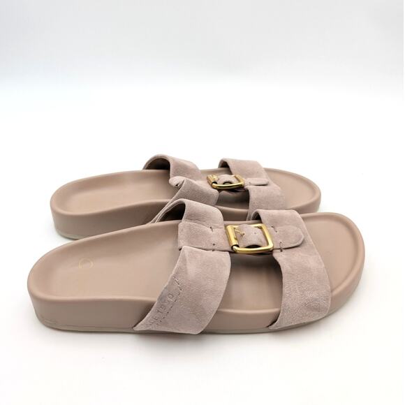 Sarto by Franco Sarto Braxton Two Strap Sandal Women's Porcini Beige Size US6.5M - Picture 4 of 10